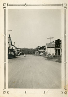 Street in Iron Bridge, Circa 1935