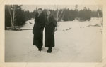 Mary Tulloch and Stella Tulloch (Alhusen), Iron Bridge, Circa 1940