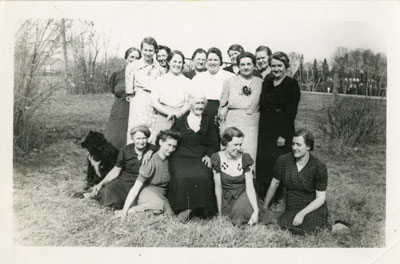 Women's Church Group, Iron Bridge, Circa 1935