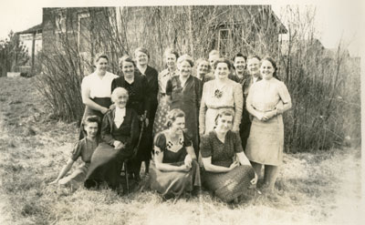 Women's Church Group, Iron Bridge, Circa 1935