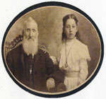 John Thomas Carlyle with Granddaughter Cora Baker, circa 1907