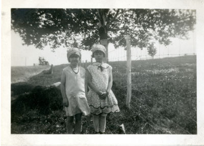 Viola (Tulloch) Warnock Cullis and Dorothea (Eaket) Morrison, Circa 1925