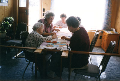 Women Institute Ladies Quilting, Circa 1995