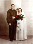 Wedding Photo of Mr. and Mrs. Joseph Lloyd Green, Circa 1940