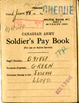 Joseph Lloyd Green's Canadian Army Soldiers Pay Books, 1942