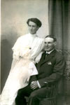 Wedding Portrait of Alice Elise Dunn and Joseph LePage, 1917