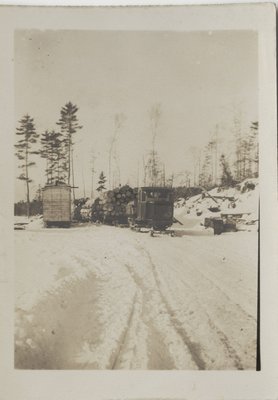 Lyn Tractor With Ski's Circa 1930