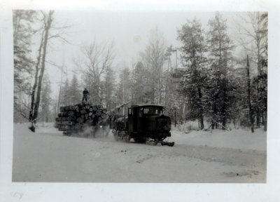 Lyn Tractor Towing A Load, Circa 1930