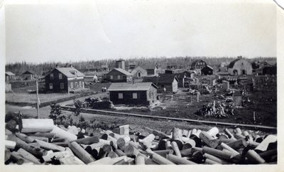 Wood Dump Outside of Unidentified Town, Circa 1940