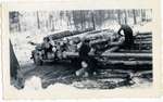Men Loading a Logging Truck, Circa 1940