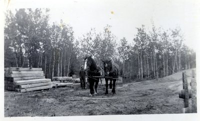 Joe LePage at Dunn Mill, Circa 1940