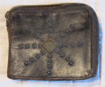 Mens Leather Wallet With Studded 'Star' Design, Circa 1930