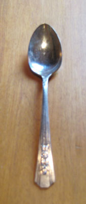 Single Silver Serving Spoon, Circa 1910