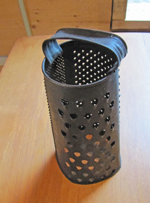 Round Vegetable Grater, Circa 1930