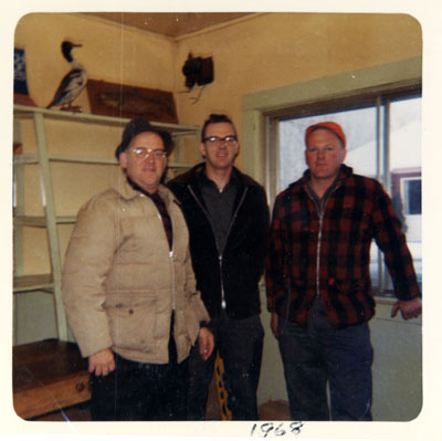 Harvey, Darwin, and Lyman Tulloch, Iron Bridge,1968