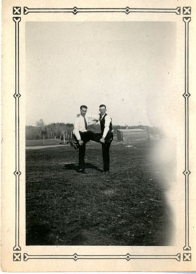 Elvin and Albert Tulloch, Iron Bridge, Circa 1930