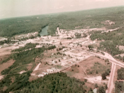 Aerial View, Iron Bridge, Circa 1930