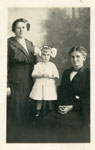 Alice (Rosenberg) Nicholson- Barber, Thora (Nicholson) Reeves, and Mary (Murphy) Rosenberg, Circa 1920