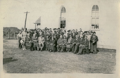 United Church Parishioners, Iron Bridge, Circa 1934