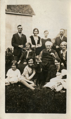 Nicholson Family, Iron Bridge, Circa 1928