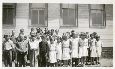 Iron Bridge Students, Circa 1936