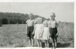 Lyle, Norma, Donna, and Ross, circa 1940