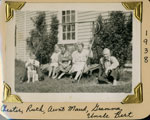 Chester, Ruth, Maud, Gramma Allen, Bert Gardiner, 1938