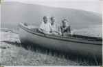 Gramma Allen, Aunt Maud, Aunt Annie In A Boat, Circa 1950