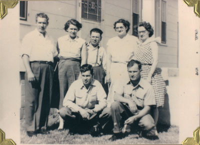 Gramma Allen's Grown Children, Iron Bridge, 1954