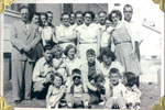 Gramma Allen's Children and Grandchildren, Iron Bridge, 1954.