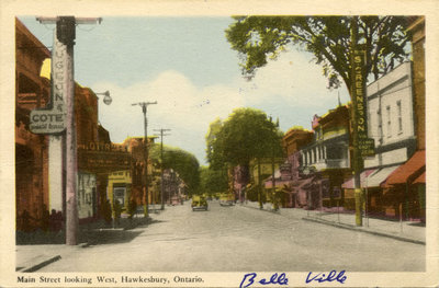 Main street looking west, hawkesbury ontario