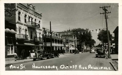 Main St.Hawkesbury ont rue principale