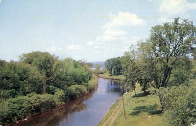 The old canal on the ottawa river