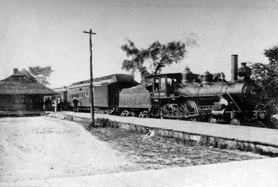 Gare de la compagnie Grand Tronc. - Grand Tronc train station.