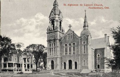 Ancienne église St-Alphonse de Liguori. - Old St-Alphonse de Liguori Church.