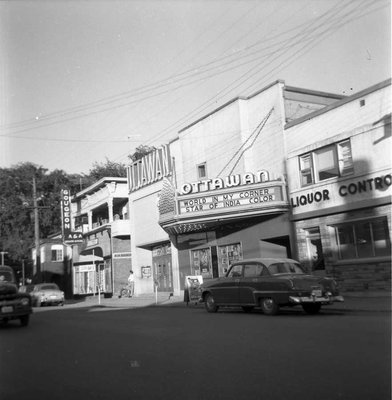 Rue Principale en 1956 - Main street in 1956