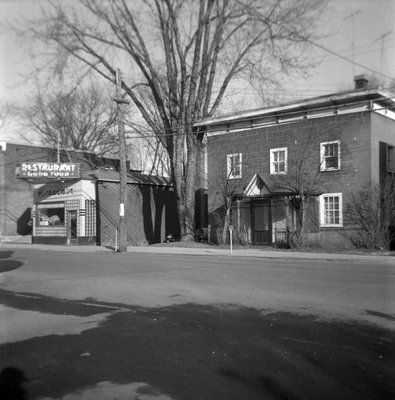 Rue Principale en 1956 - Main street in 1956