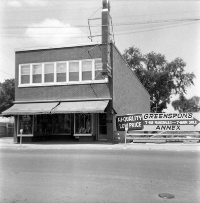 Rue Principale en 1956 - Main street in 1956