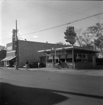 Rue Principale en 1956 - Main street in 1956