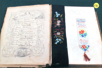 Sanderson Family Bible - inside page