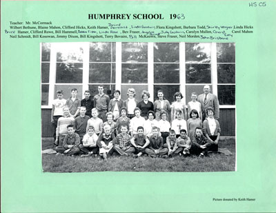 Humphrey School 1963