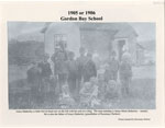 Gordon Bay School 1906 or 1907