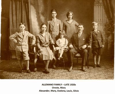 Allemano Family - Late 1920s