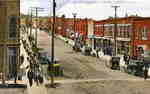 Main Street, Huntsville, Ontario, looking west. School children's parade.
