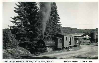 Portage Flyer at the South Portage, Lake of Bays, Muskoka.