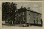 Huntsville High and Public School, facing north, corner of Caroline and Centre Streets, Huntsville, Ontario, c1918.