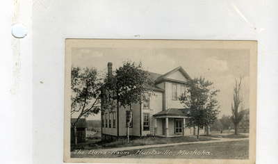 The Band Room, Huntsville, Ontario,1918.