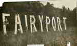 Sign for Fairyport, summer resort on Fairy Lake, Huntsville, Ontario.