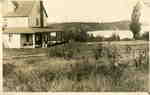 Hotel at Fairyport, Fairy Lake, Huntsville, Ontario, looking north toward Antler Island.