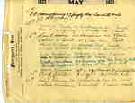 Guest register for Fairyport Inn, Fairy Lake, Huntsville, Ontario, May 19, 1923-May 31, 1923.